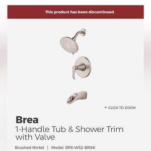 Pfister Brea Tub & Shower Trim with Valve